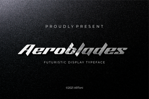 Aeroblades: A Futuristic Font for Bold Campaigns