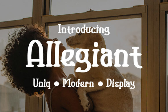 Allegiant: A Font That Elevates Your Brand