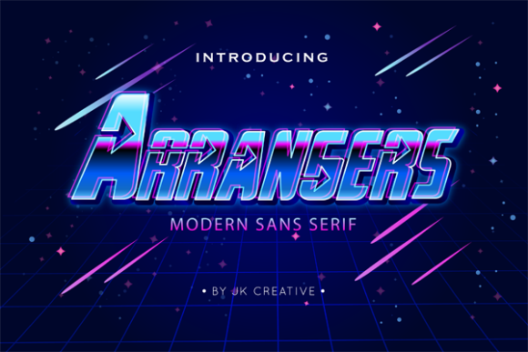 Arrangers: A Display Font for Elegant Design