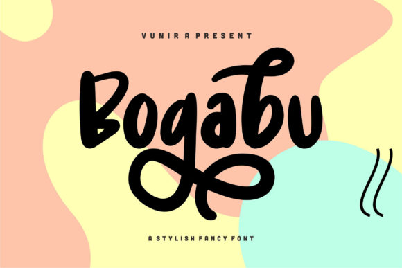 Bogabu: A Trendy Display Font