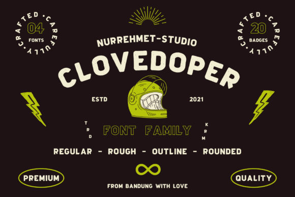 Clovedoper: A Bold Display Font