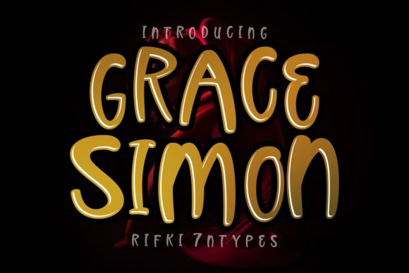 Grace Simon: A Bold Display Font for Digital Marketing