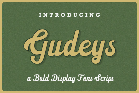 Gudeys Font for Business Branding