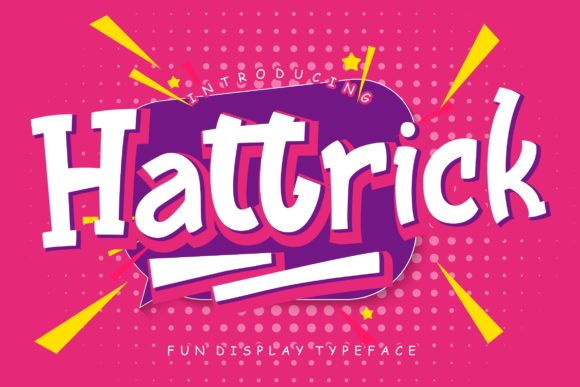 Hattrick: A Bold Typographic Statement