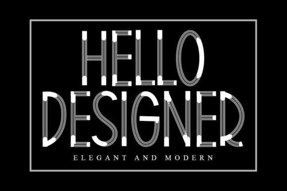 Hello Designer: A Bold Font for Creative Campaigns
