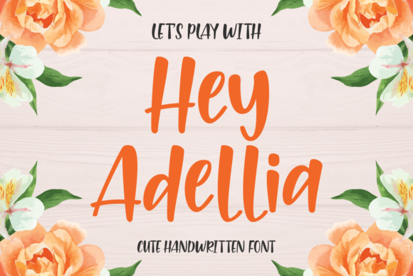 Hey Adellia: A Fresh Display Font