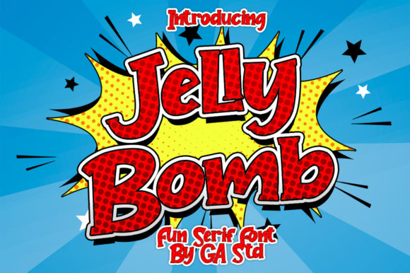 Jelly Bomb: A Fun Display Font for Web Design