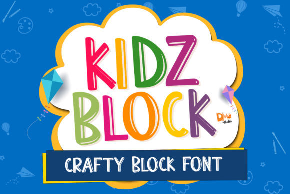 Kidz Block: A Playful Font for Business Branding