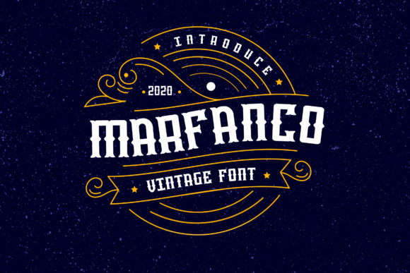 Marfanco: A Bold Display Font for Digital Marketing