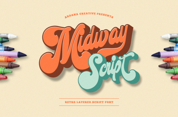 Midway Font: Retro Charm for Creative Makers