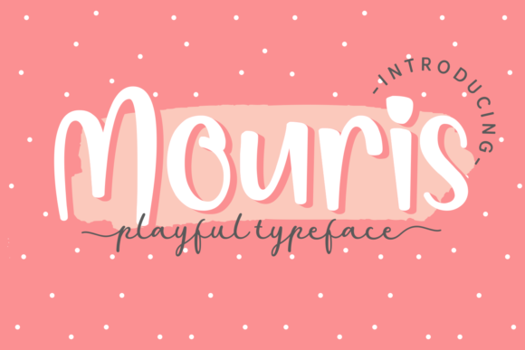 Mouris: A Fresh Display Font for Impactful Campaigns