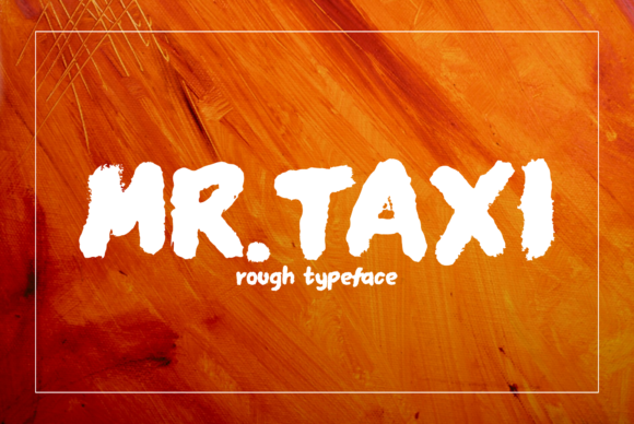 Mr Taxi: A Bouncy Display Font