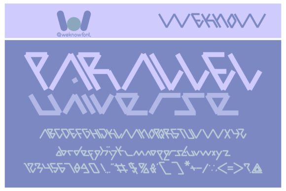 Parallel: A Bold Display Font