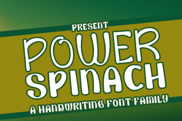 Power Spinach: A Bold Font for Creative Design