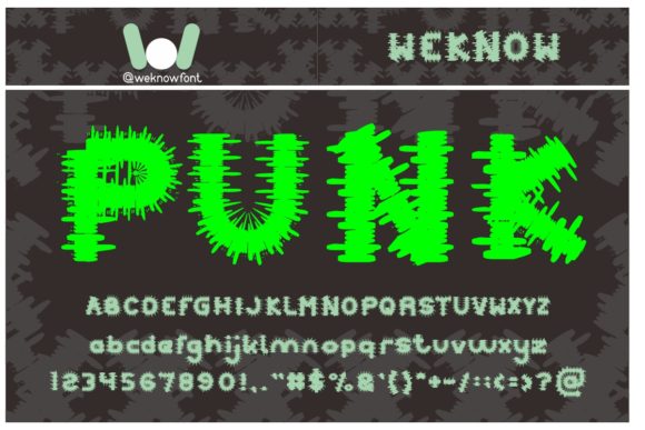 Punk: A Bold Display Font for Web Design
