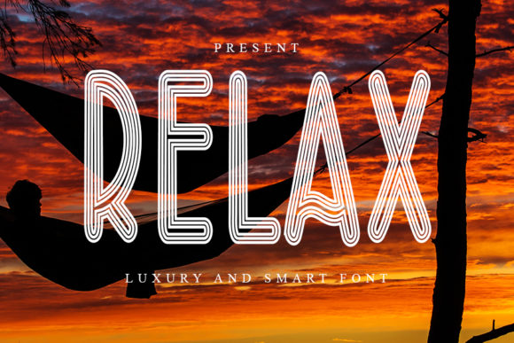 Relax: A Bold Display Font for Web Design
