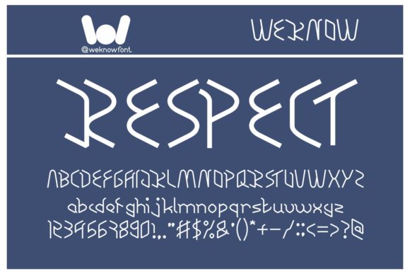 Respect: A Bold Font for Business Branding