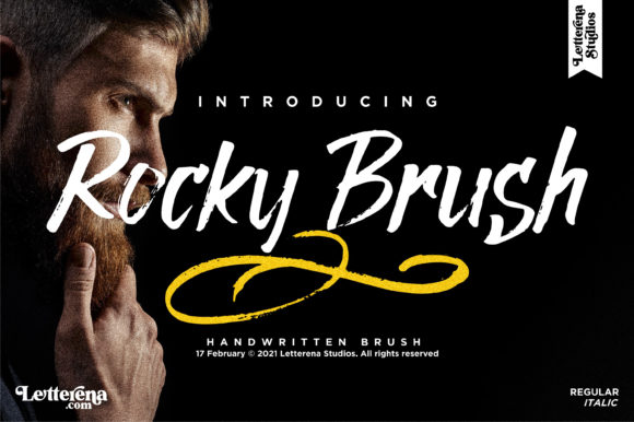 Rocky Brush: A Fresh Display Font