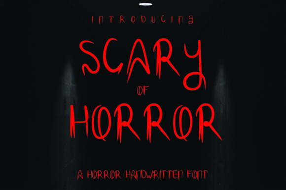 Scary of Horror Font for Business