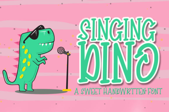 Singing Dino Font for Business