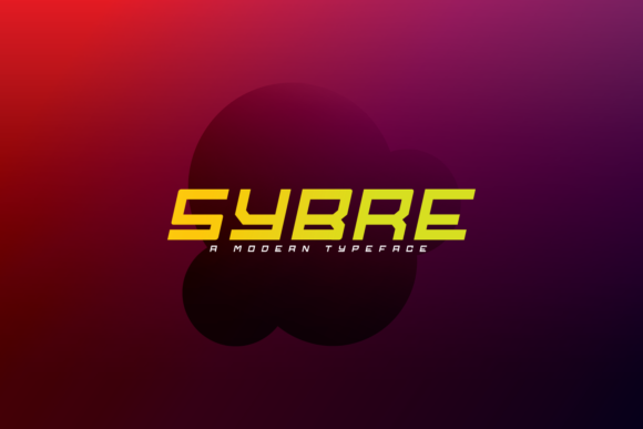 Sybre: A Bold Display Font for Creative Projects