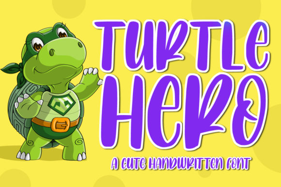 Turtle Hero Font: A Quirky Touch for Design