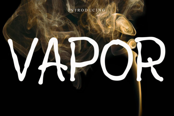 Vapor: A Cool Display Font for Business Branding
